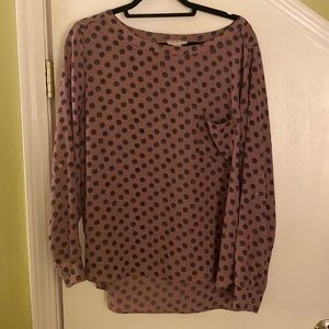 LOFT XL silk blouse